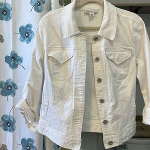 Style&Co- White Denim jean jacket